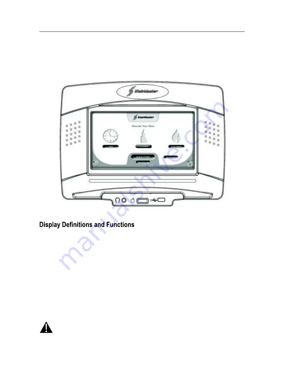 Stairmaster SC5 StairClimber Owner'S Manual Download Page 25