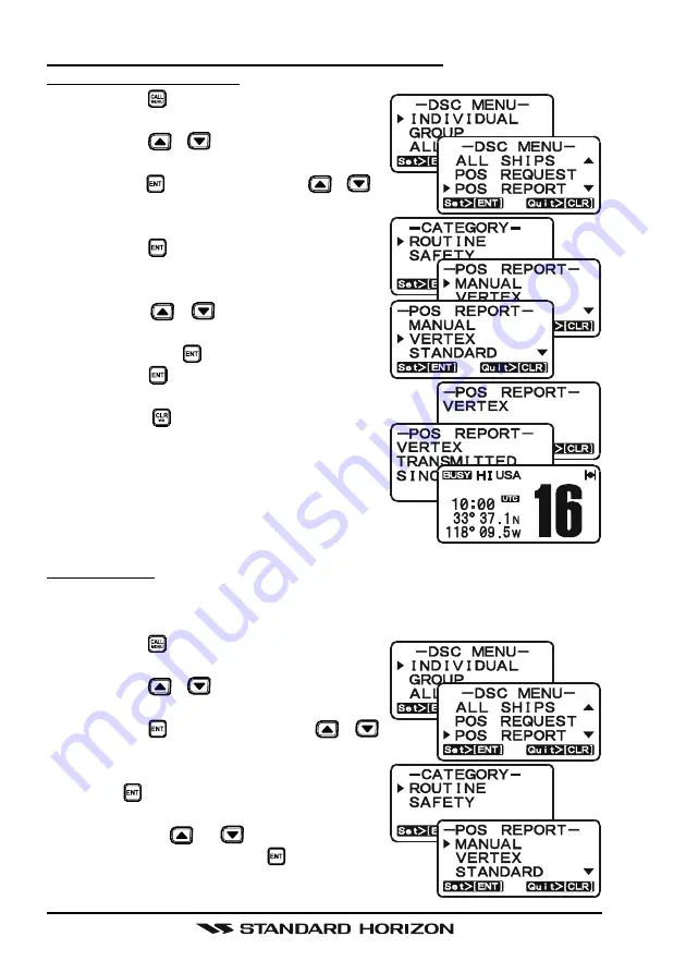 Standard Horizon ECLIPSE DSC+ GX1150 Owner'S Manual Download Page 56