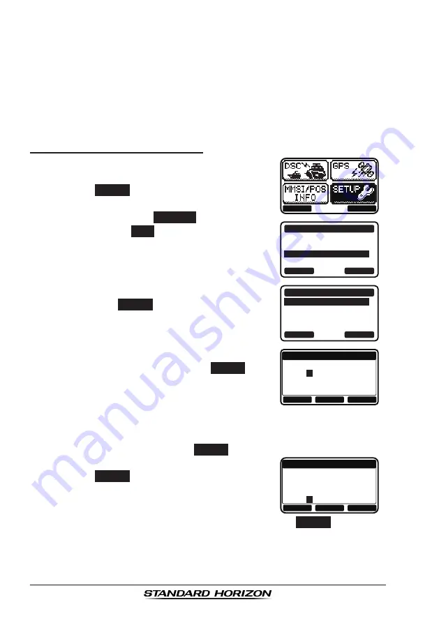 Standard Horizon ECLIPSE GX1300E Owner'S Manual Download Page 98