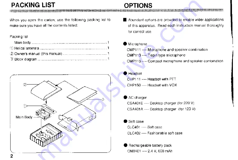 Standard C108 Owner'S Manual Download Page 4