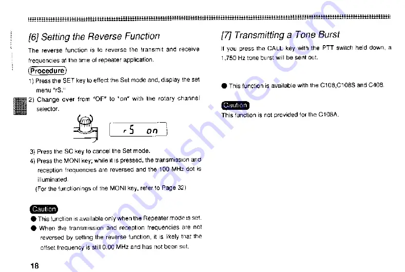 Standard C108 Owner'S Manual Download Page 20