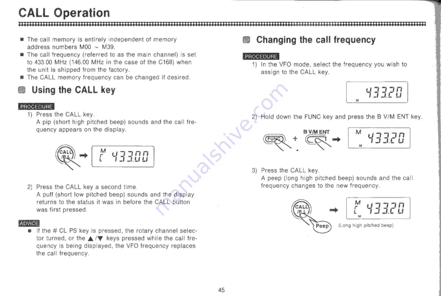 Standard C168 Owner'S Manual Download Page 46