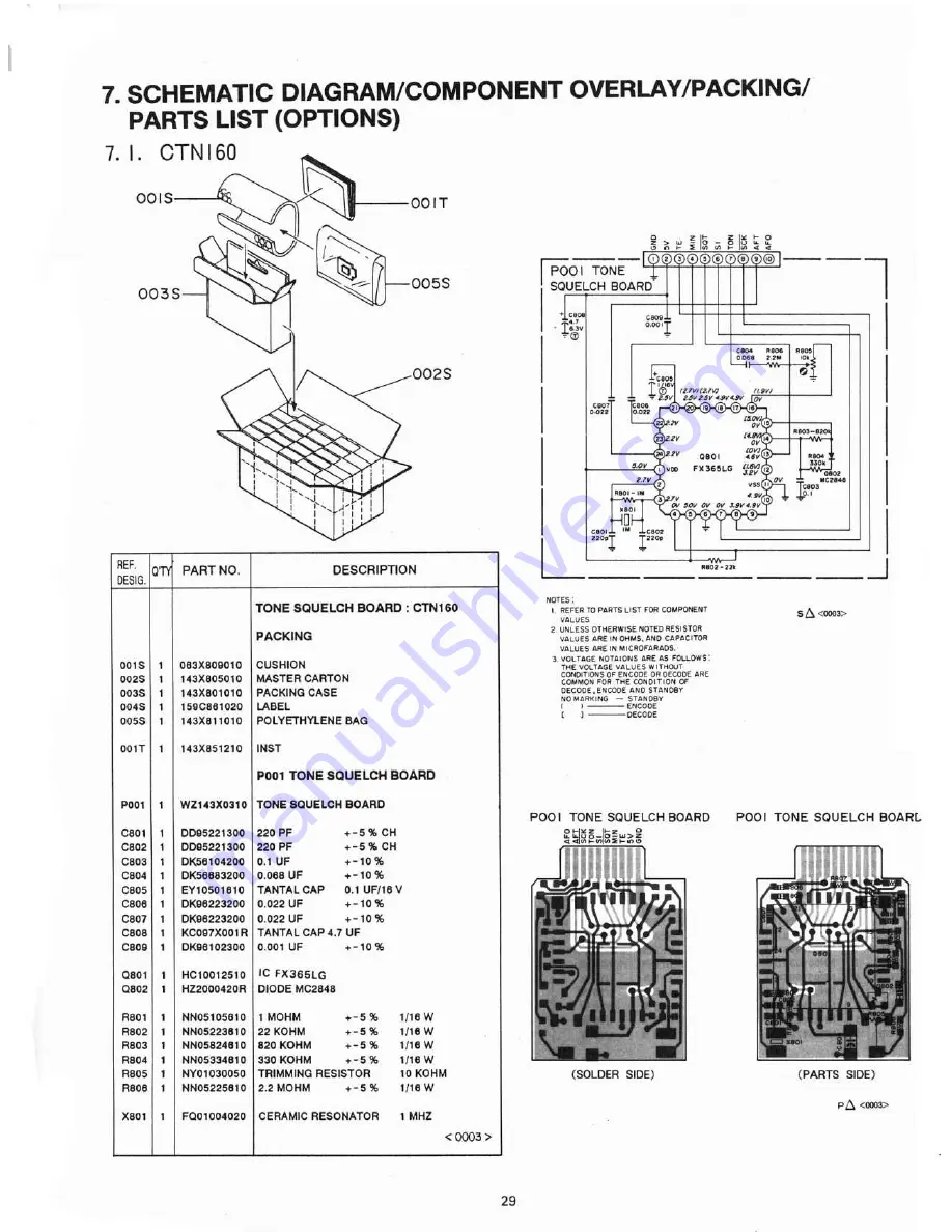 Standard C168 Service Manual Download Page 31