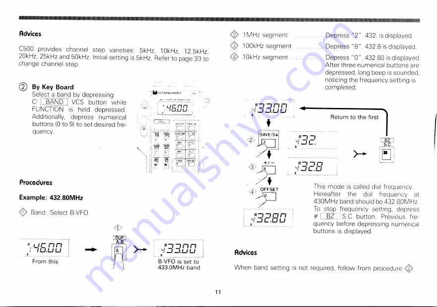 Standard C500E Owner'S Manual Download Page 12