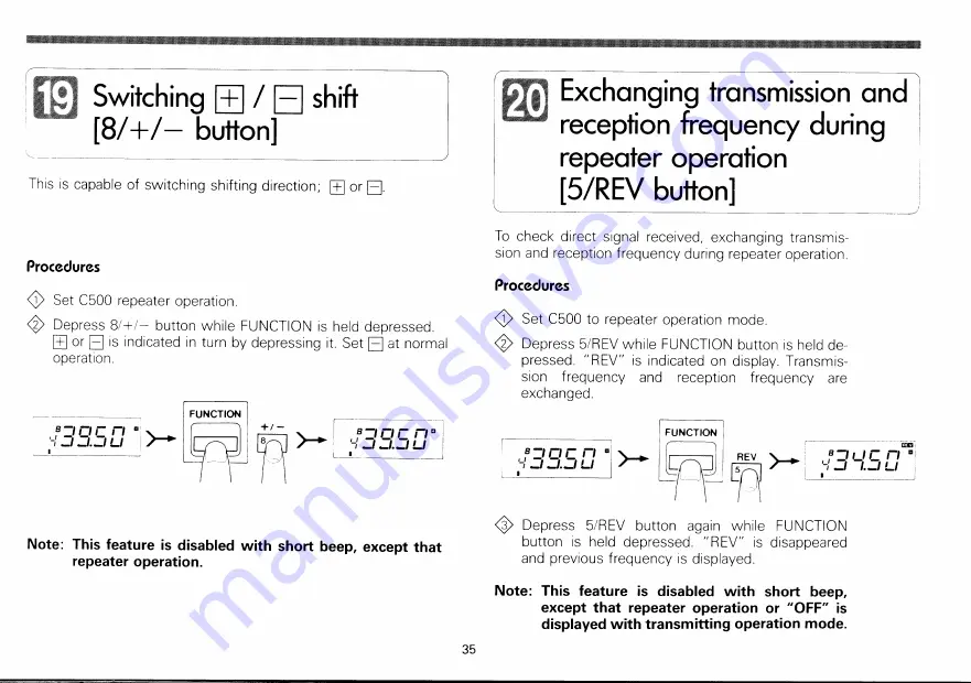 Standard C500E Owner'S Manual Download Page 36