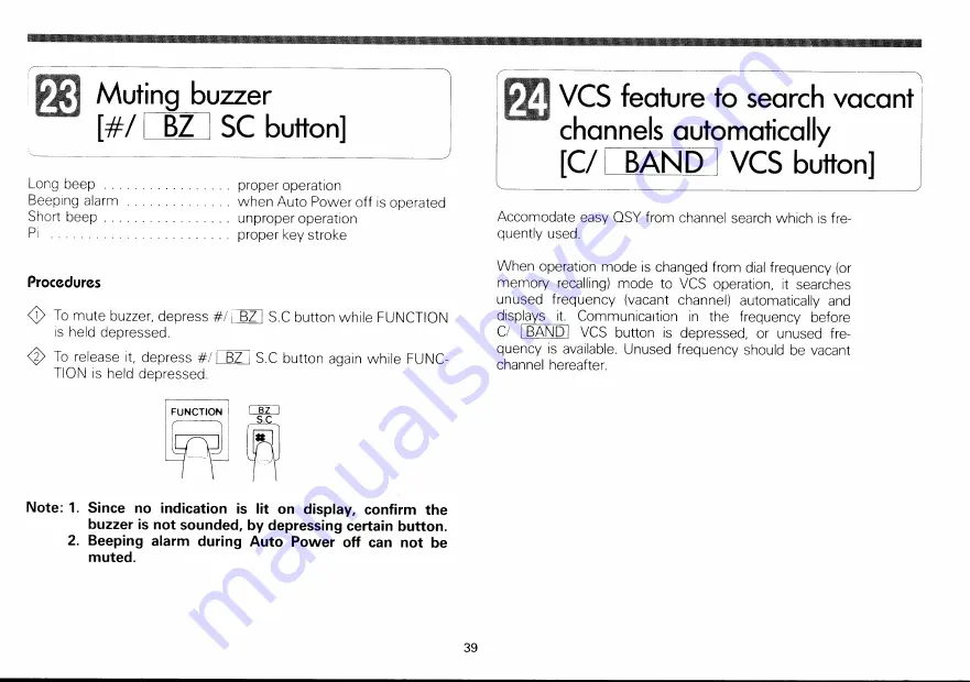 Standard C500E Owner'S Manual Download Page 40