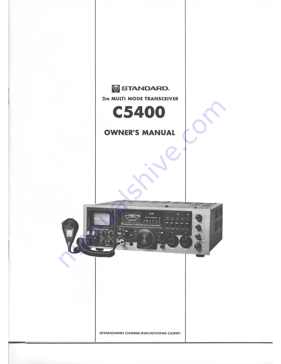 Standard C5400 Скачать руководство пользователя страница 1