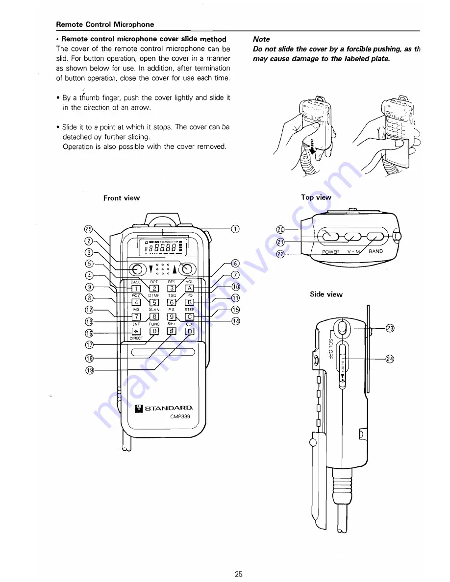 Standard Twin Bander C5608D Owner'S Manual Download Page 26