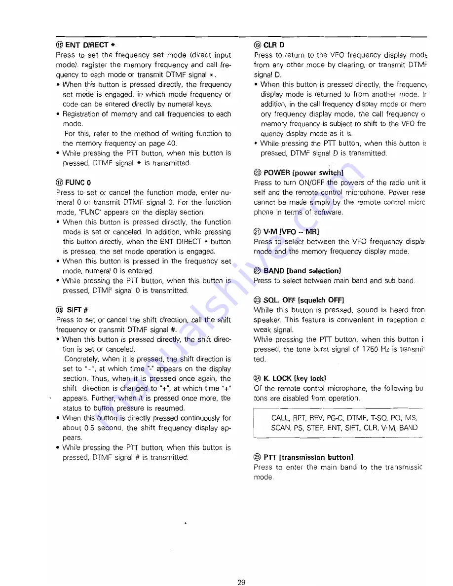 Standard Twin Bander C5608D Owner'S Manual Download Page 30