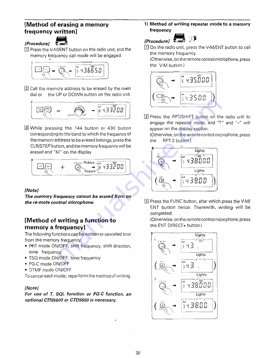 Standard Twin Bander C5608D Owner'S Manual Download Page 39