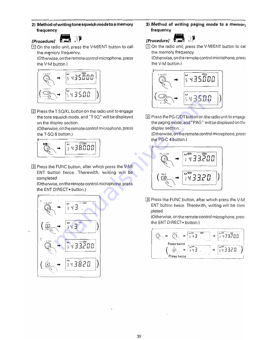 Standard Twin Bander C5608D Owner'S Manual Download Page 40