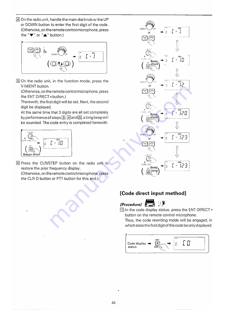 Standard Twin Bander C5608D Owner'S Manual Download Page 45