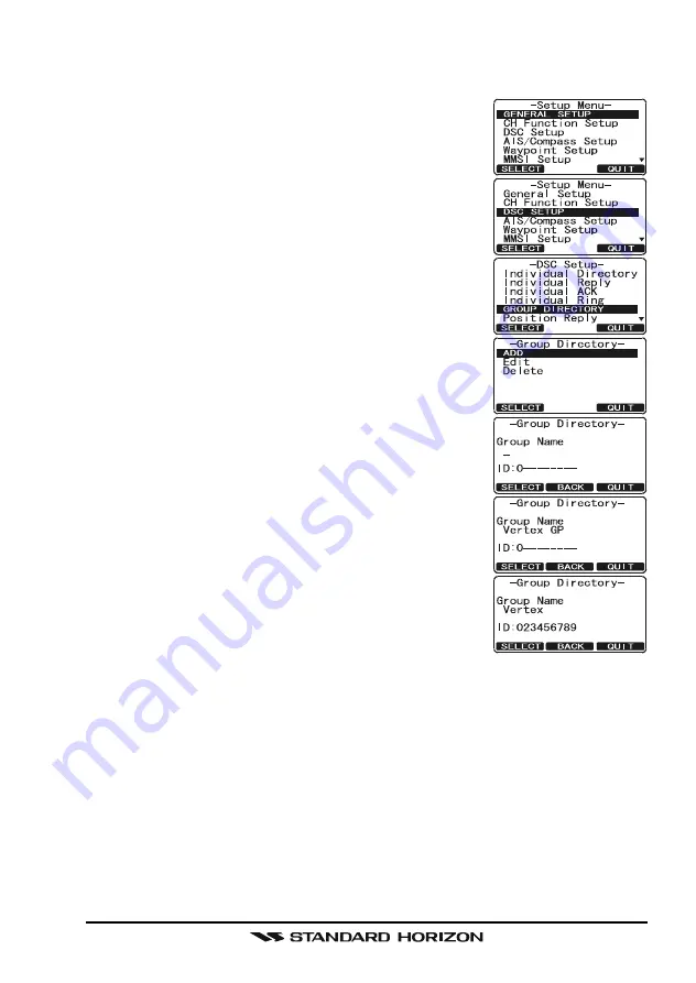 Standart Horizont GX2000 Owner'S Manual Download Page 99