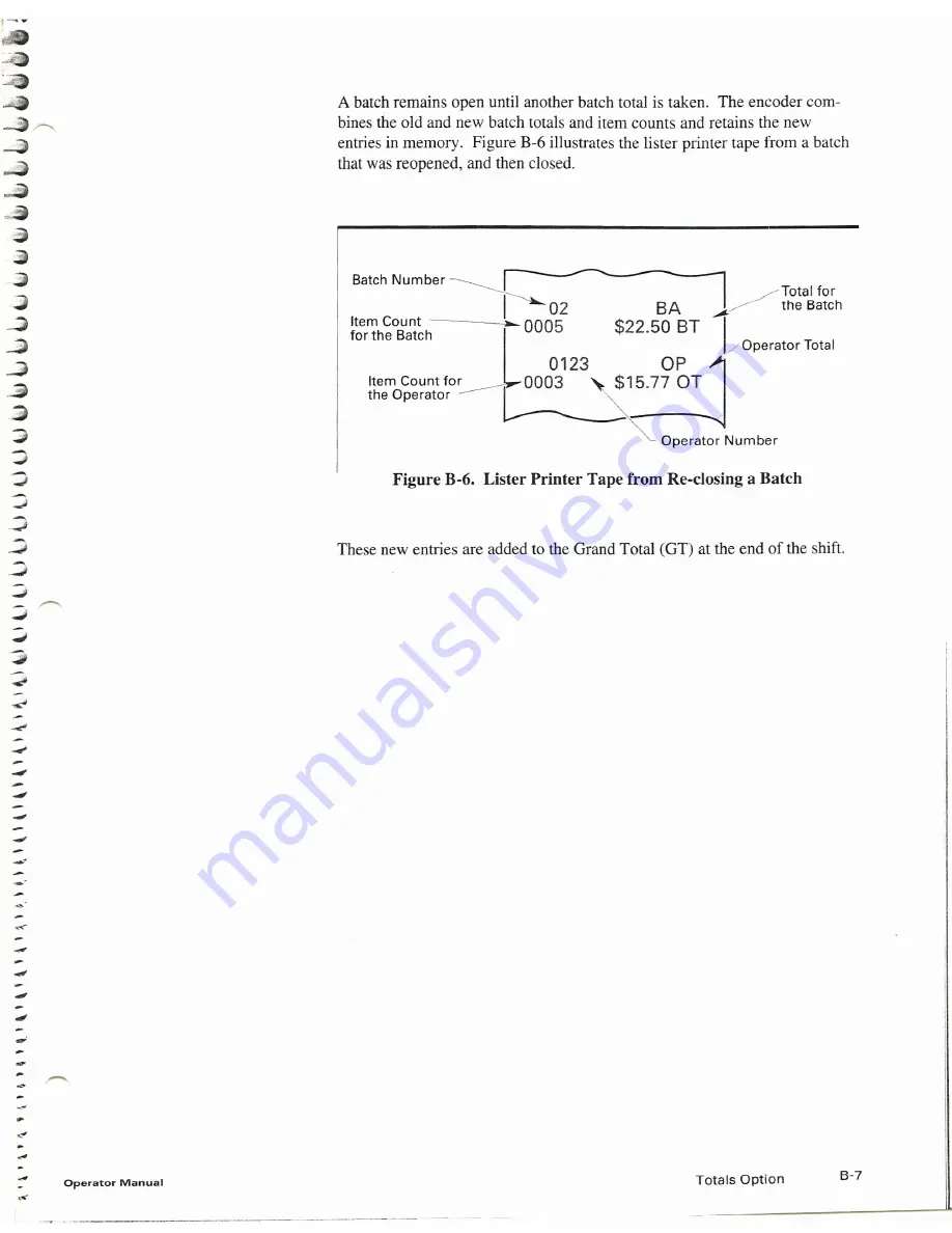 Standart Register TE1914 Operator'S Manual Download Page 86