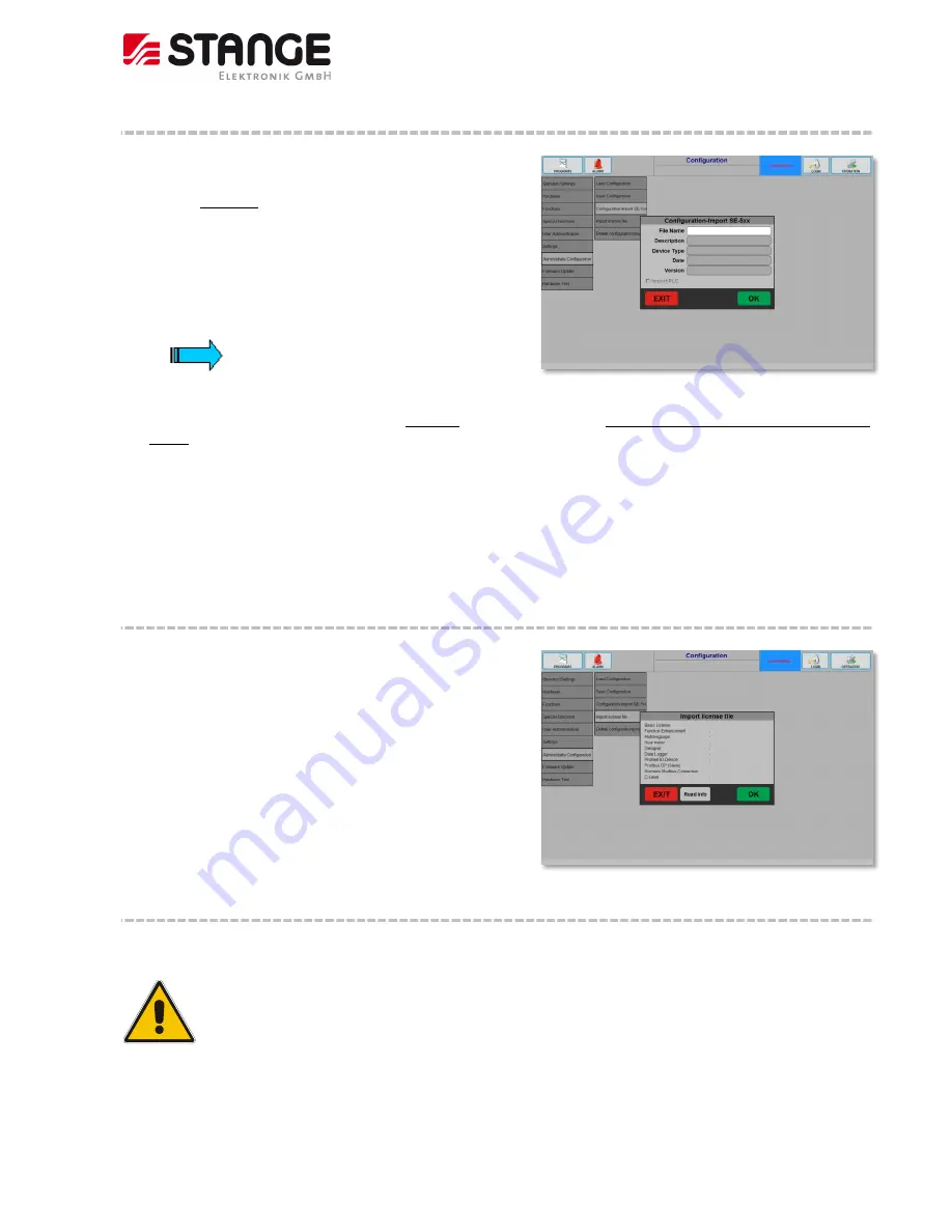 Stange SE-707 Operating Manual Download Page 171