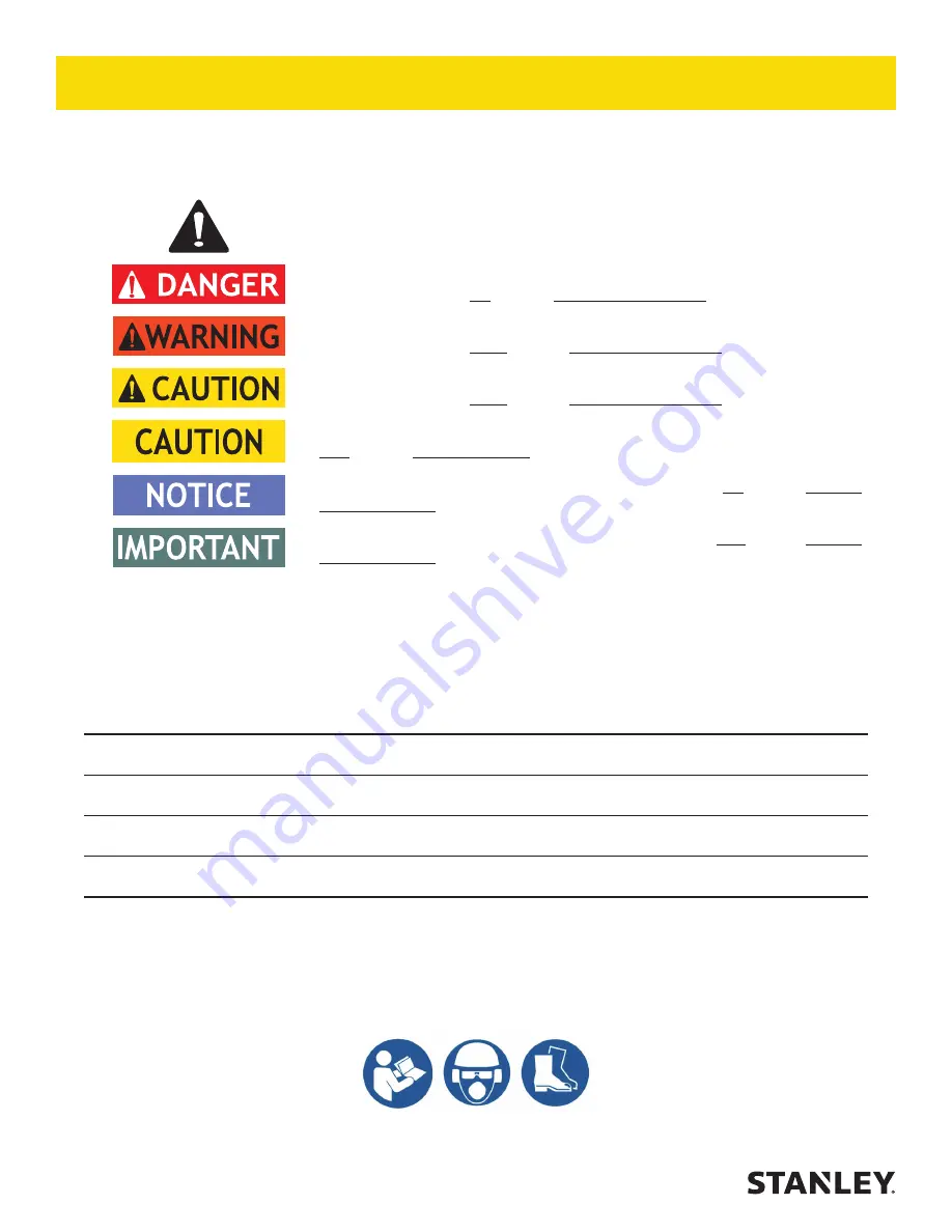 Stanley CO23 User Manual Download Page 4