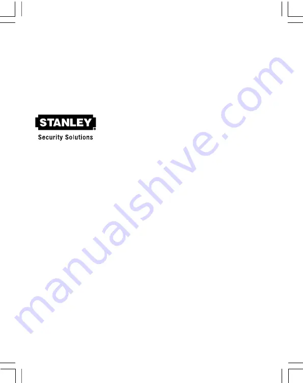 Stanley GS3LFM Installation Manual Download Page 48