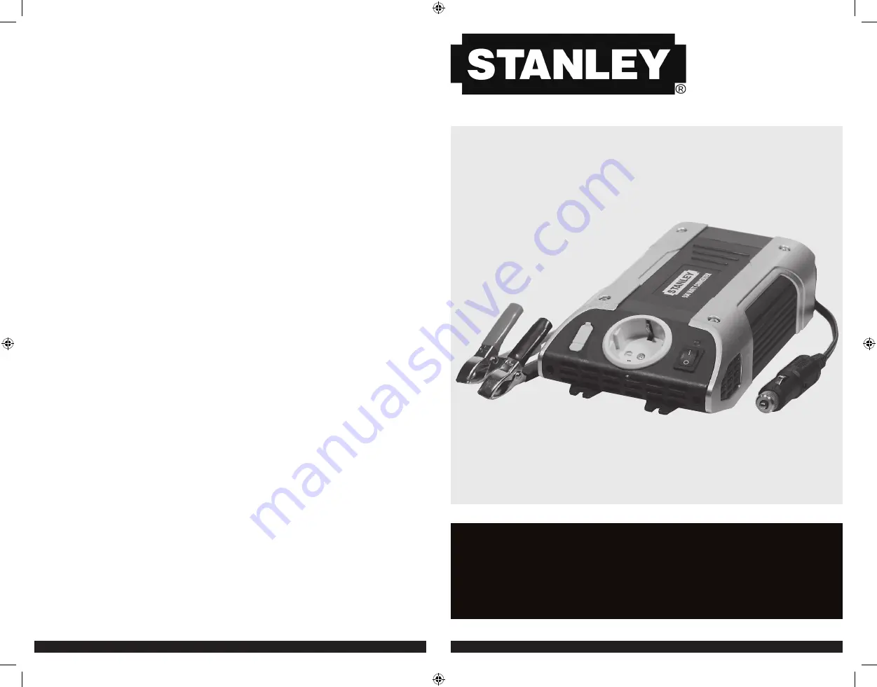 Stanley PC500 Скачать руководство пользователя страница 1