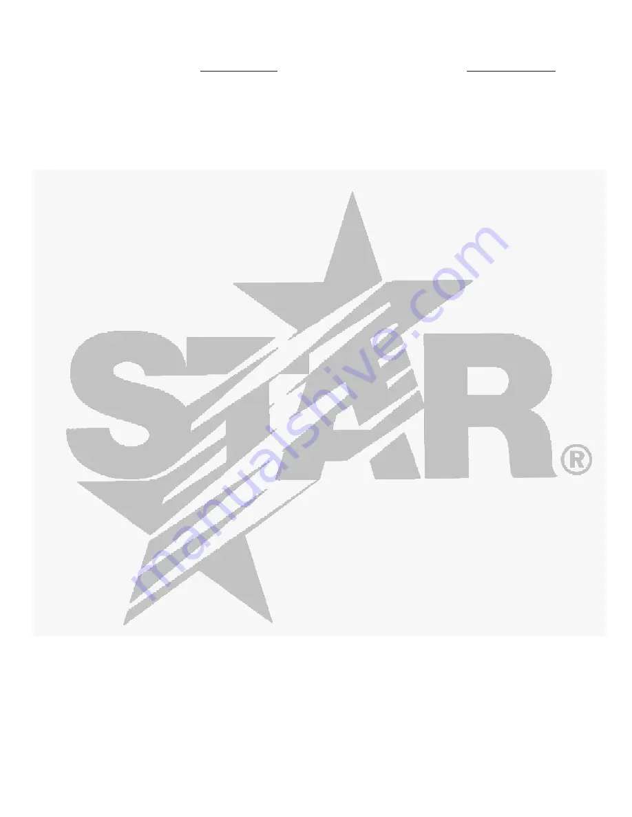 Star Manufacturing Pro-Max GR28IT Installation And Operation Instructions Manual Download Page 11