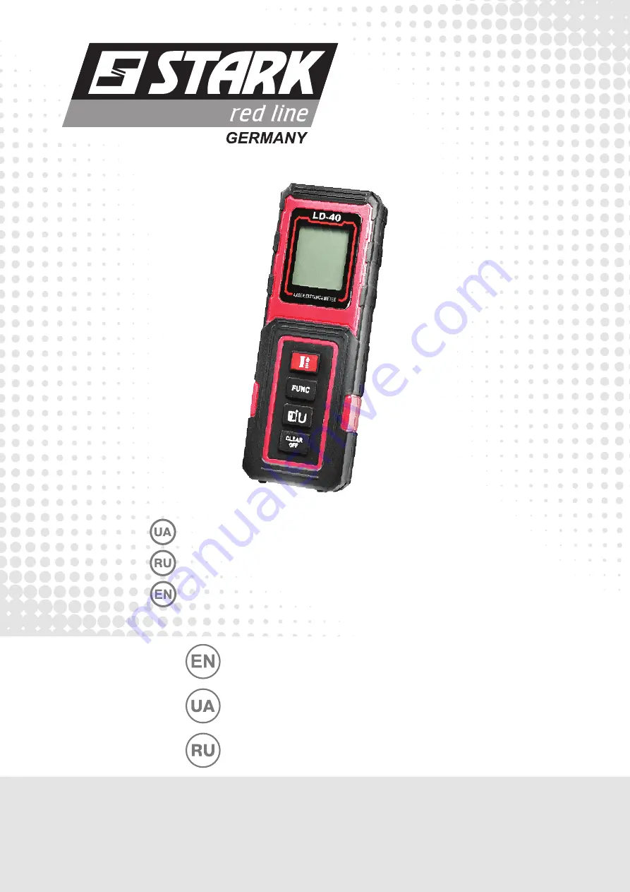 Stark LD 40 Скачать руководство пользователя страница 1