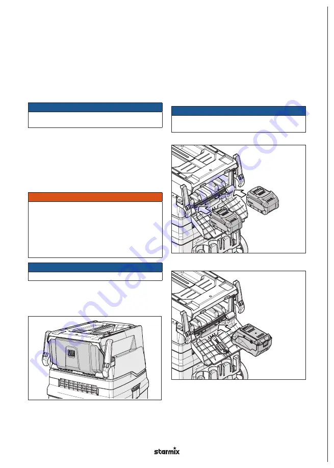 Starmix ISC Batrix L 36-18V Operating Instructions Manual Download Page 44