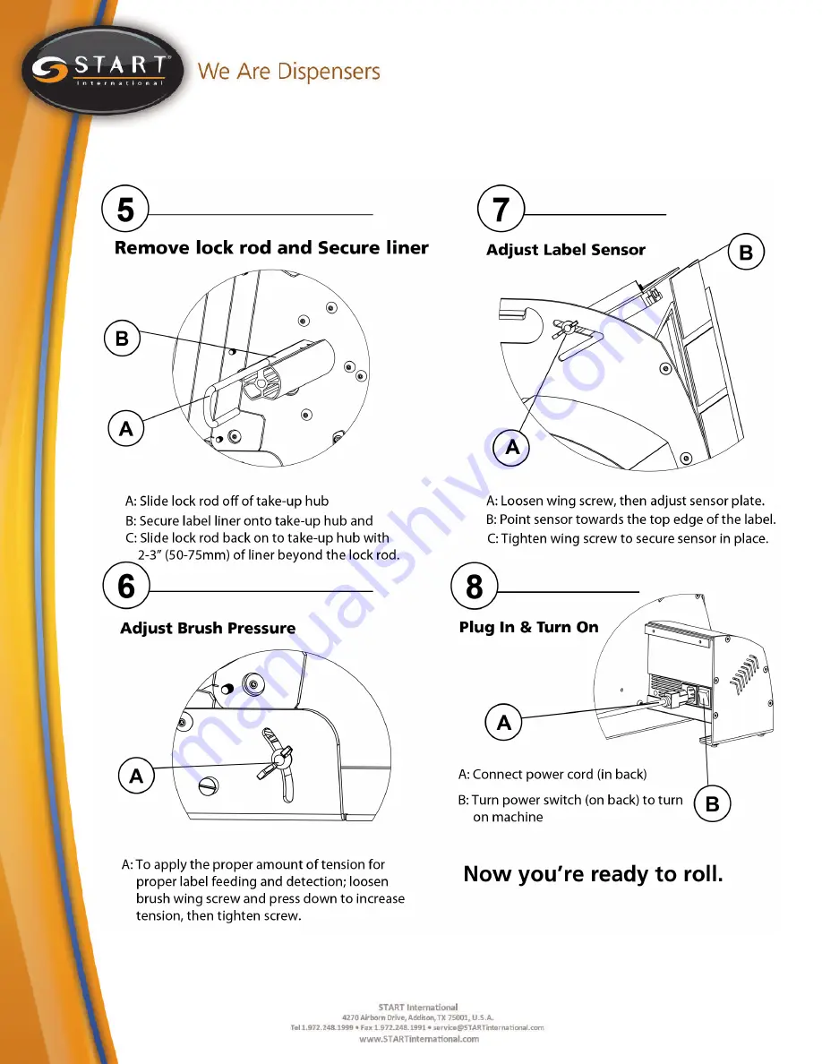 Start LD8025 User Manual Download Page 6