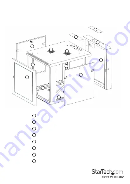 StarTech.com RK1520WALHM Скачать руководство пользователя страница 6