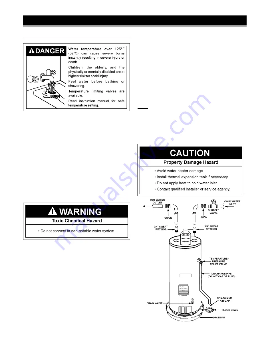 State Water Heaters 185244-004 Скачать руководство пользователя страница 11