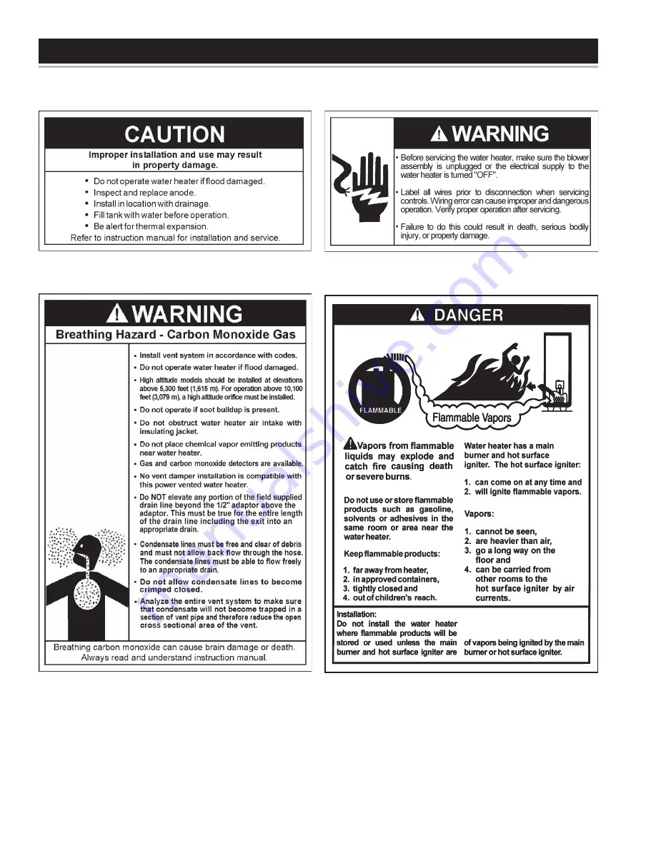 State Water Heaters GP6 50 YTVIT Instruction Manual Download Page 4