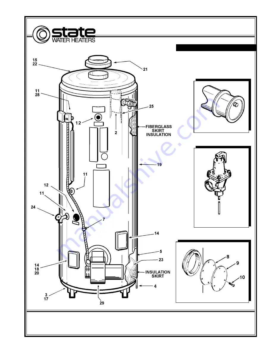 State Water Heaters GPO 69-700(A) Скачать руководство пользователя страница 23