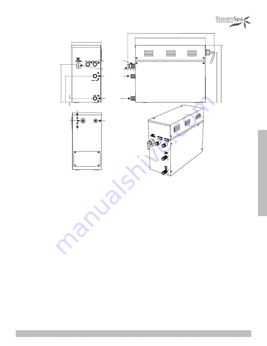 SteamSpa 10.5KW User Manual Download Page 10