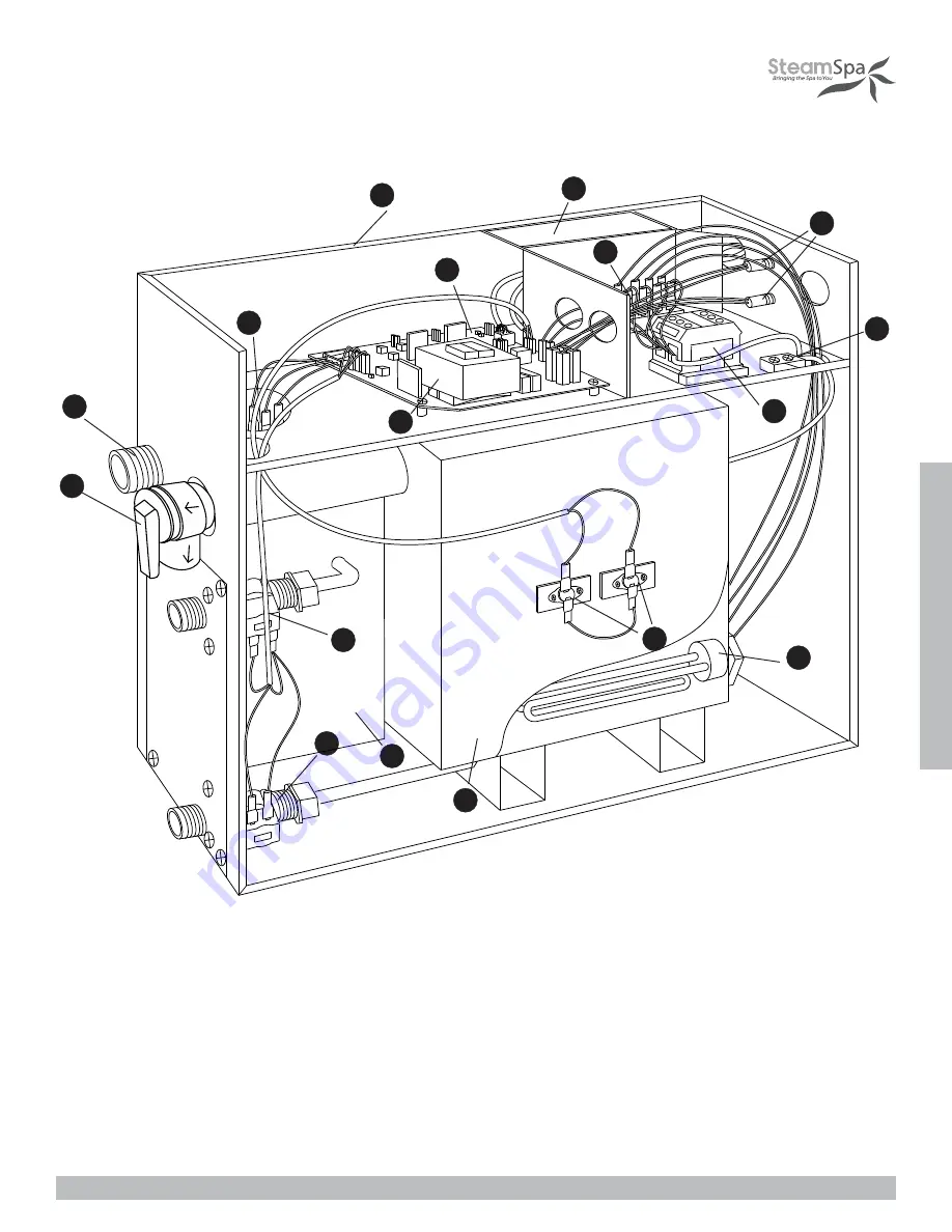 SteamSpa 10.5KW Скачать руководство пользователя страница 14