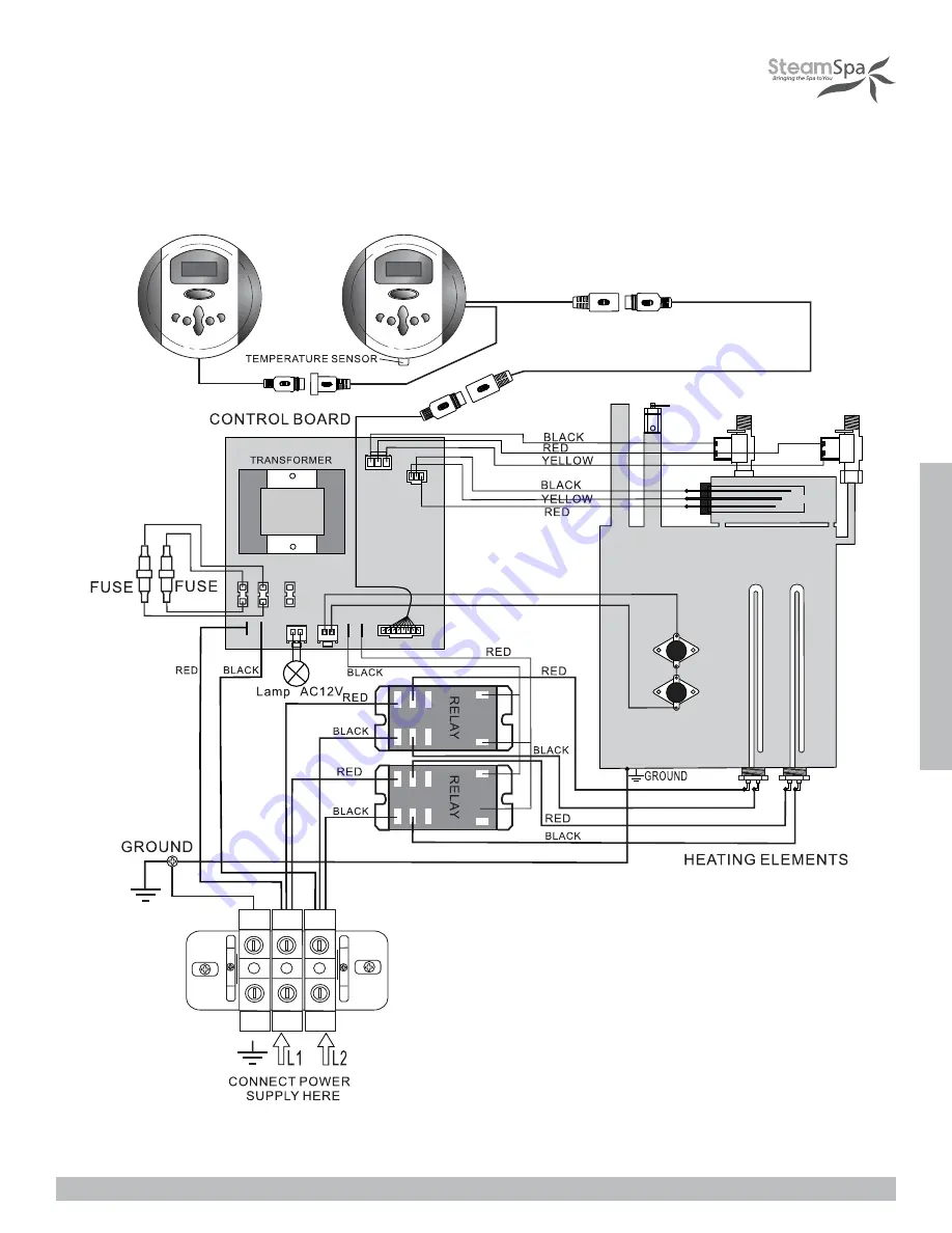 SteamSpa 10.5KW Скачать руководство пользователя страница 23