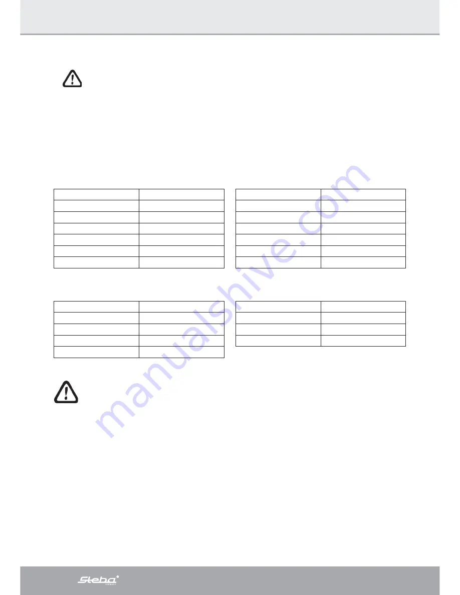 Steba SV200 Instructions For Use Manual Download Page 52