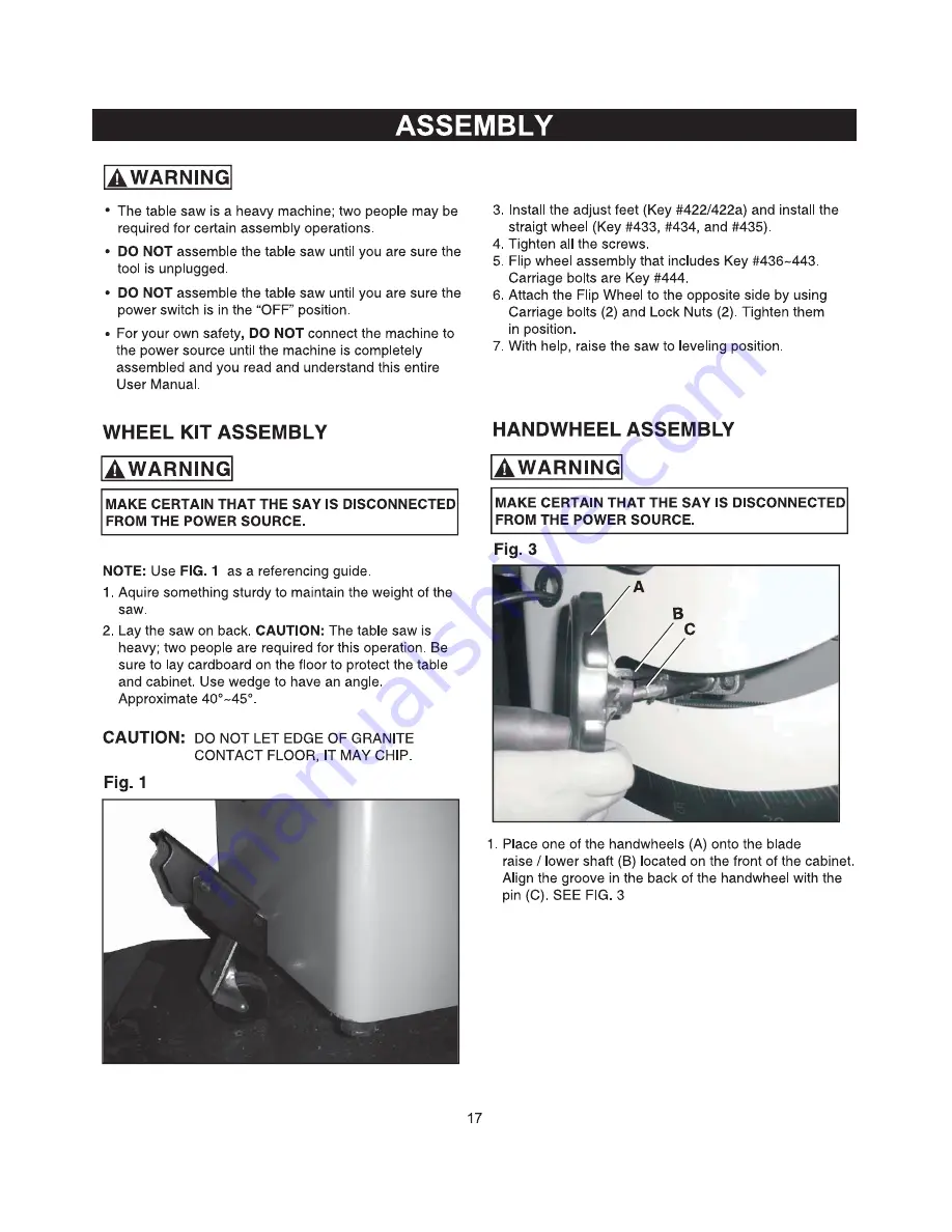 Steel City 45950C User Manual Download Page 17