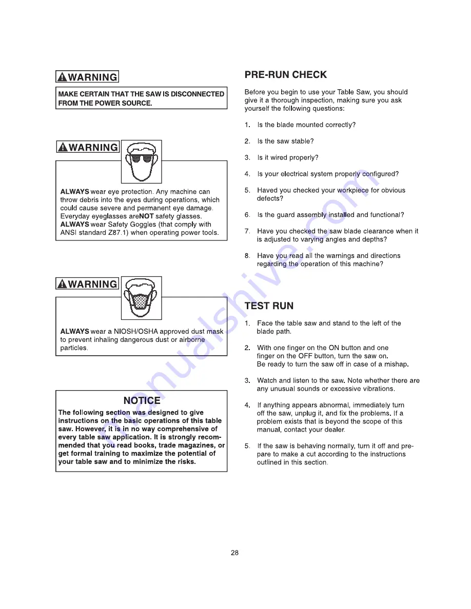 Steel City 45950C User Manual Download Page 28