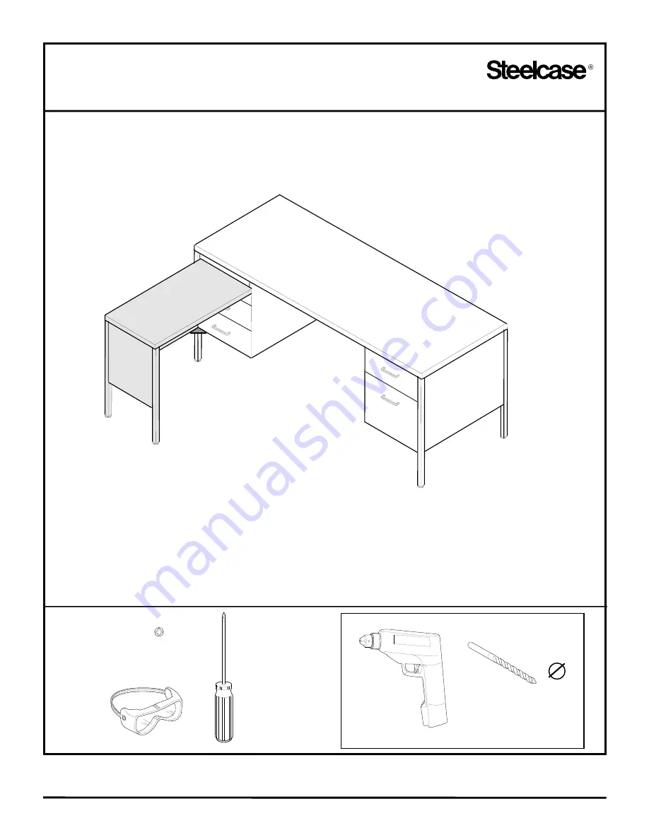 Steelcase 41-ATT Assembly Directions Download Page 1