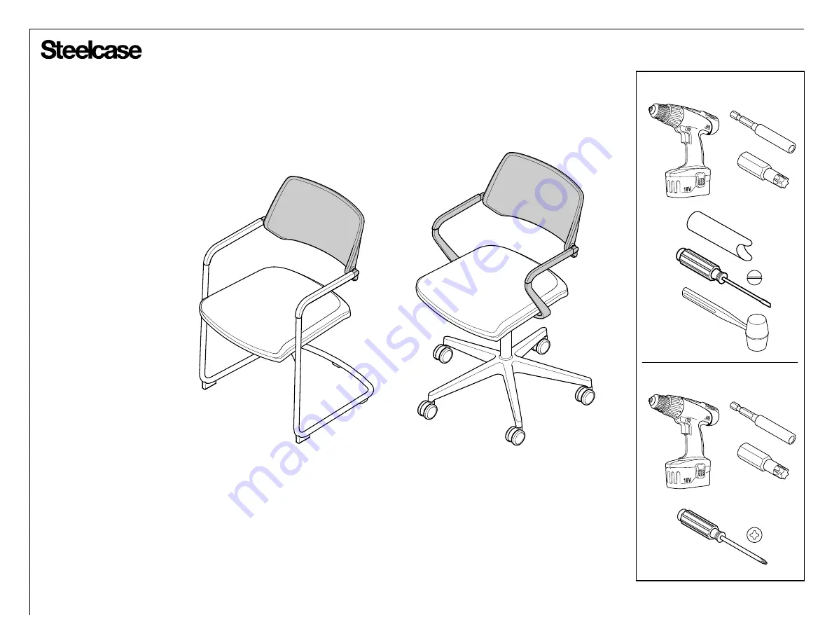 Steelcase 428 QiVi Manual Download Page 1