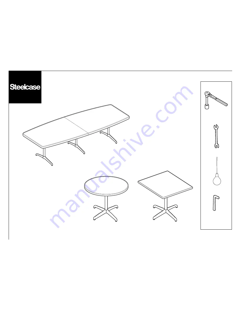 Steelcase 8500 Series User Manual Download Page 1