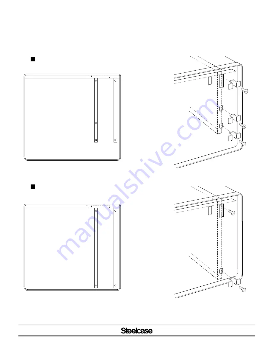 Steelcase 9000 Desk Adaptor Package Скачать руководство пользователя страница 3