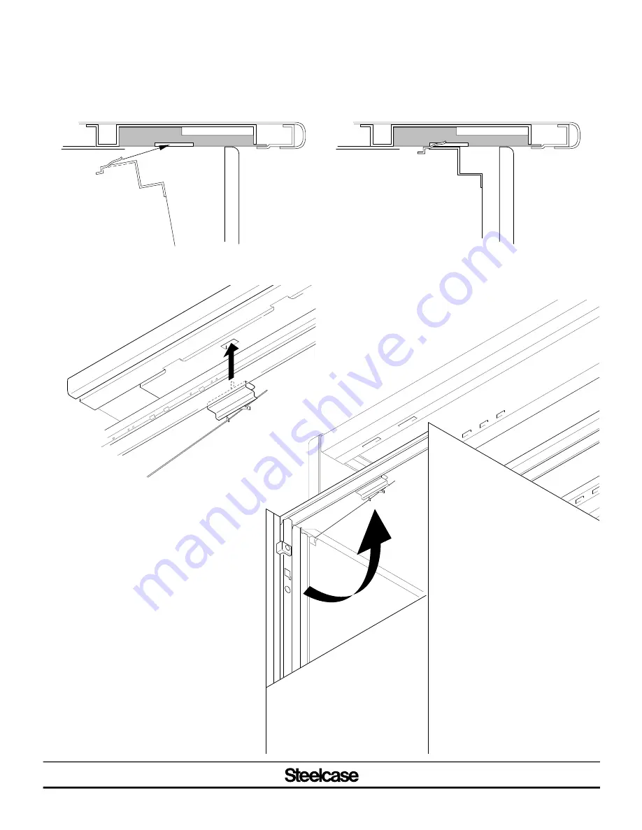 Steelcase 9000 Desk Adaptor Package Assembly Directions Download Page 5