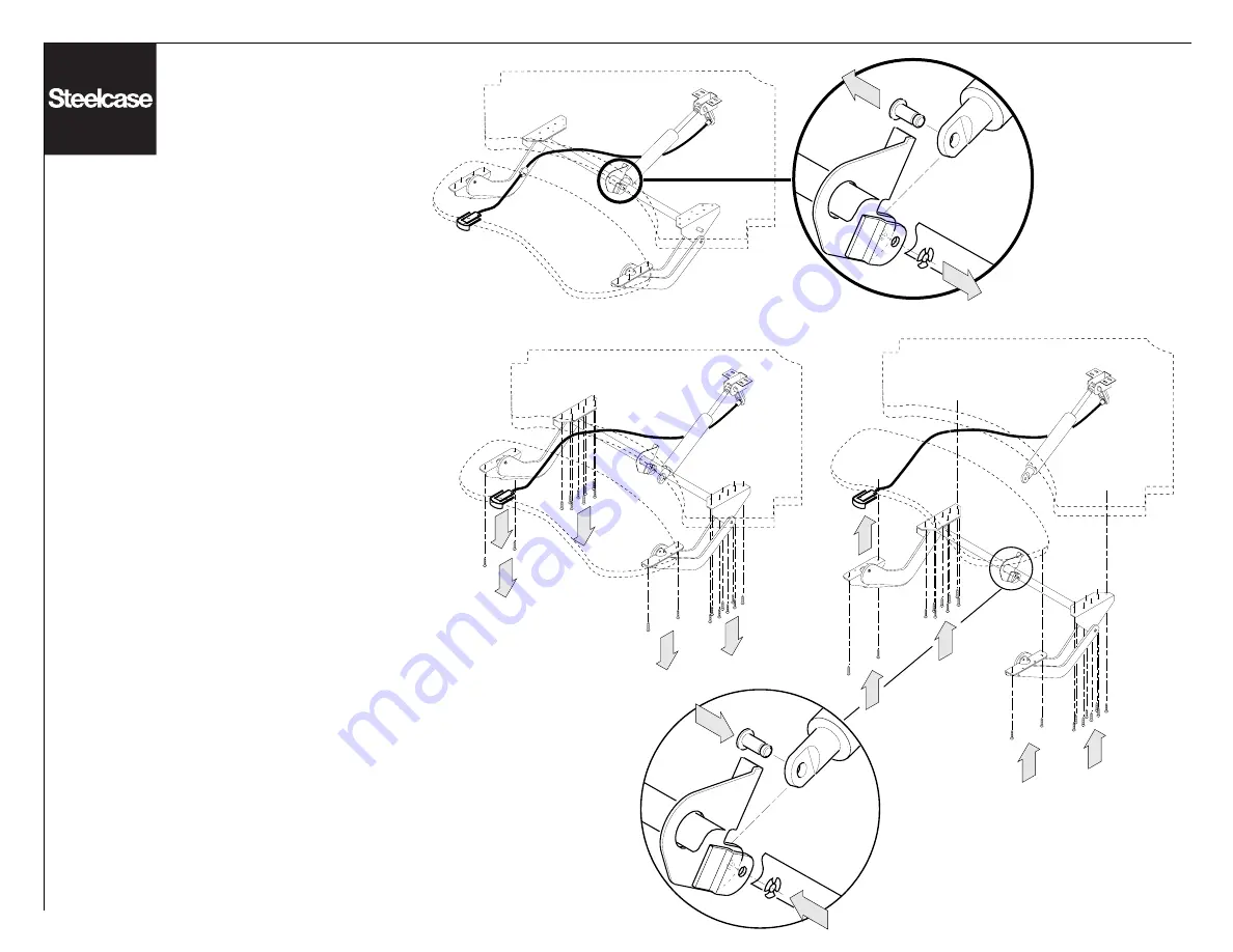 Steelcase Adjustable Keyboard and Mechanism Скачать руководство пользователя страница 3