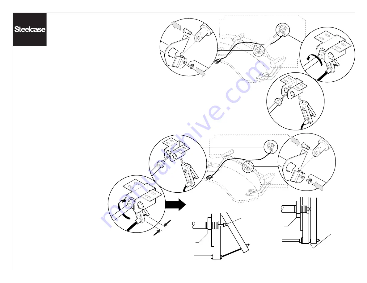 Steelcase Adjustable Keyboard and Mechanism Скачать руководство пользователя страница 4