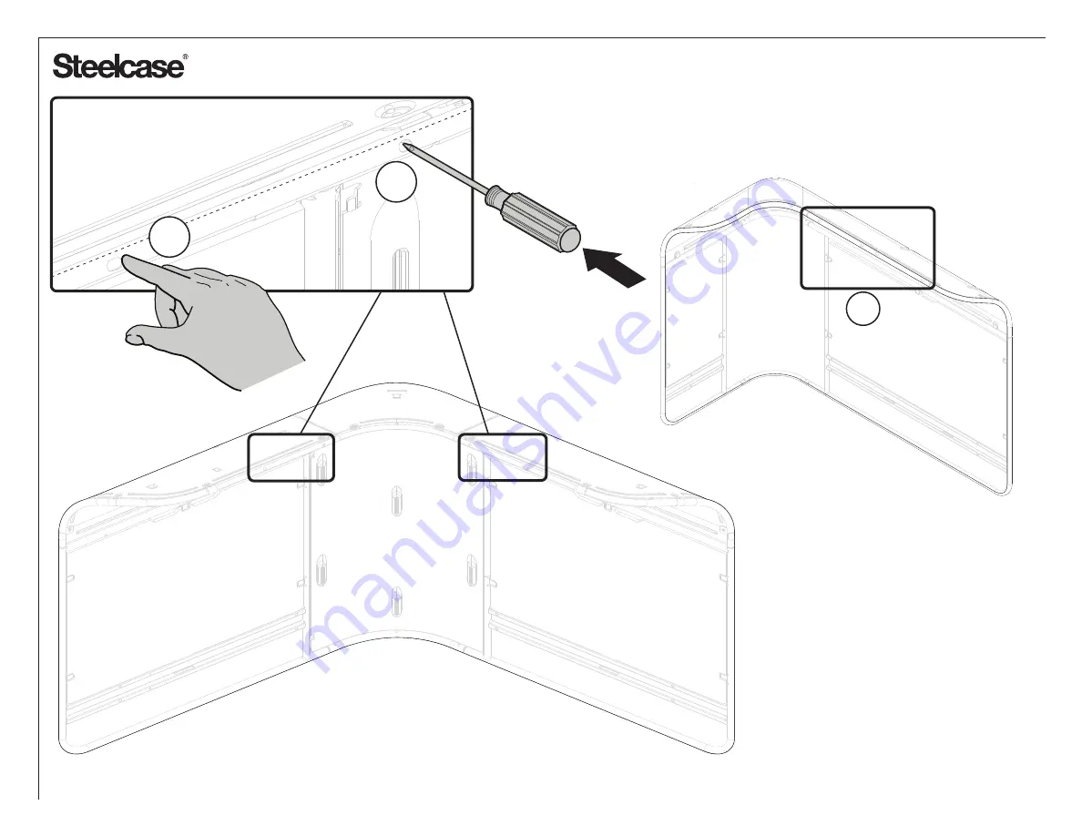 Steelcase Light Retrofit - Flex Personal Spaces Скачать руководство пользователя страница 16