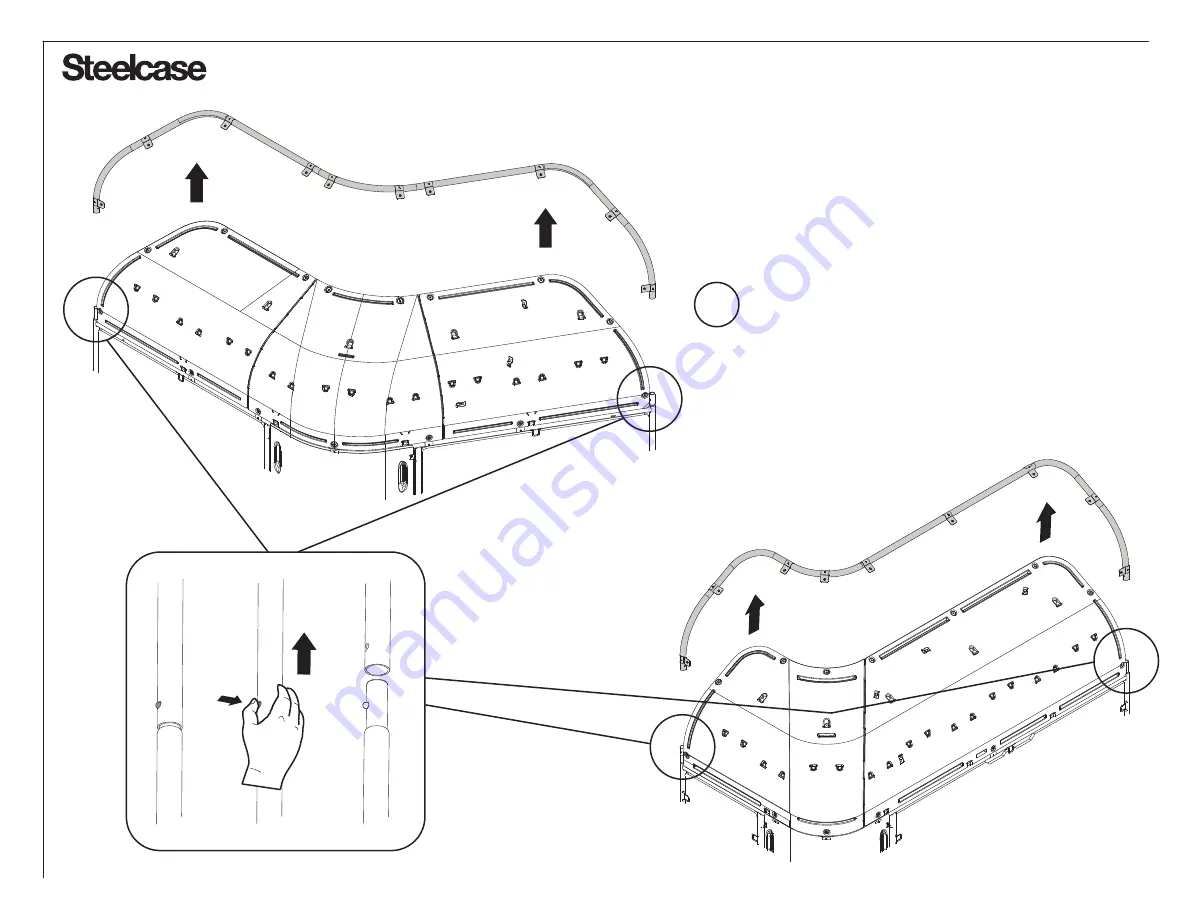 Steelcase Light Retrofit - Flex Personal Spaces Manual Download Page 24