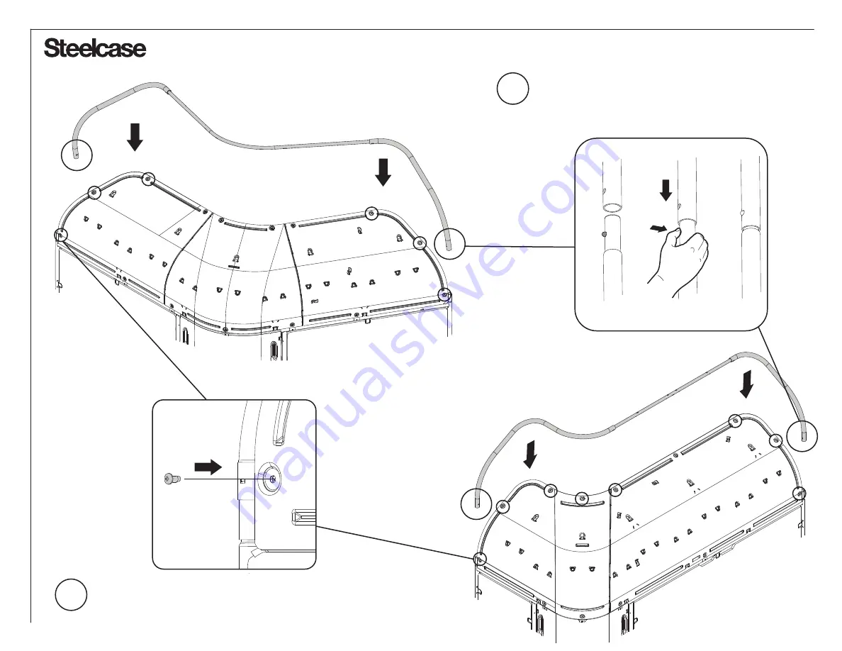 Steelcase Light Retrofit - Flex Personal Spaces Manual Download Page 45