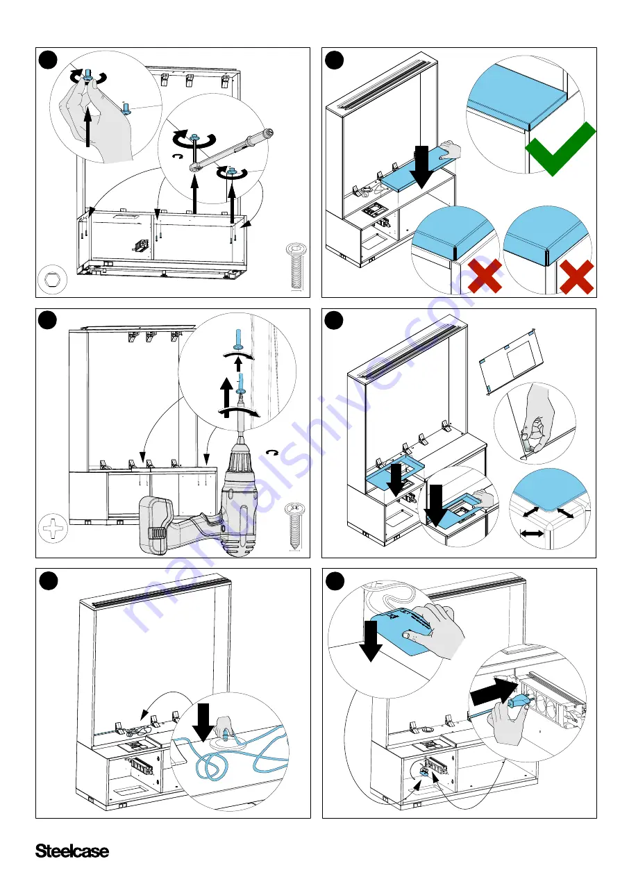 Steelcase Share It Series Скачать руководство пользователя страница 9