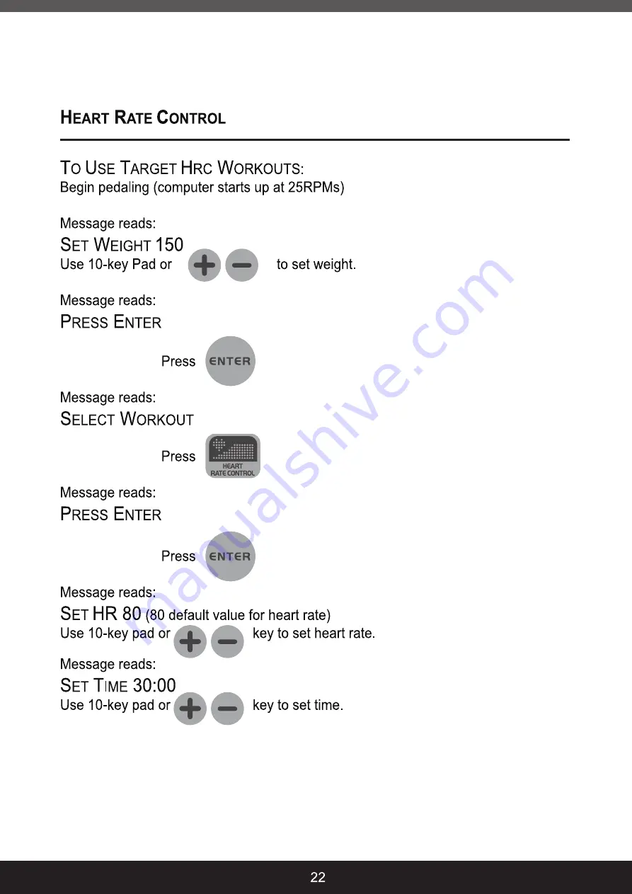 SteelFlex ELLIPTICAL XE-7400 User Manual Download Page 24