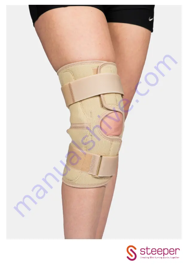 Steeper Knee Brace Скачать руководство пользователя страница 1