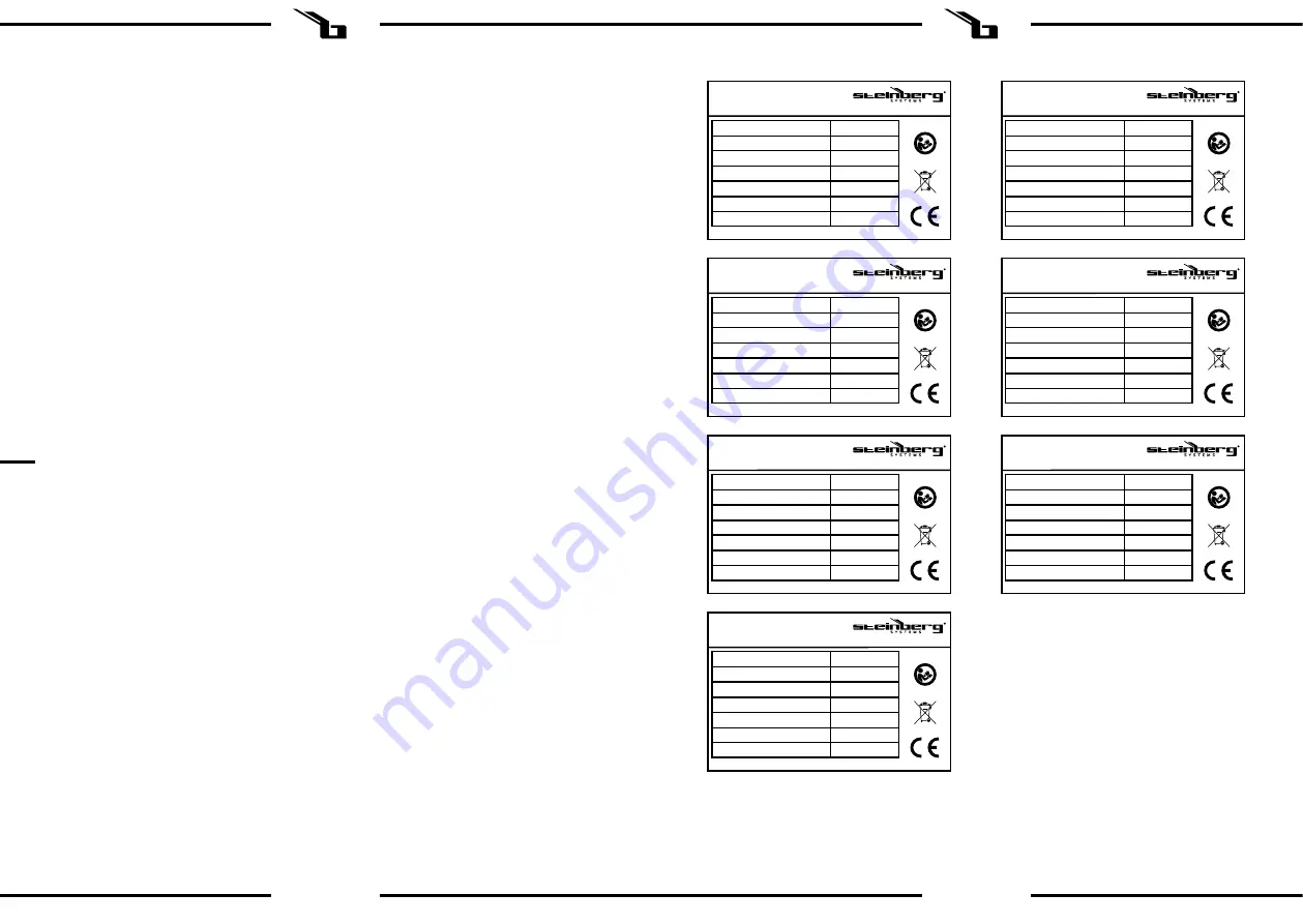 Steinberg Systems SBS-LZ-4000/20-12 User Manual Download Page 19